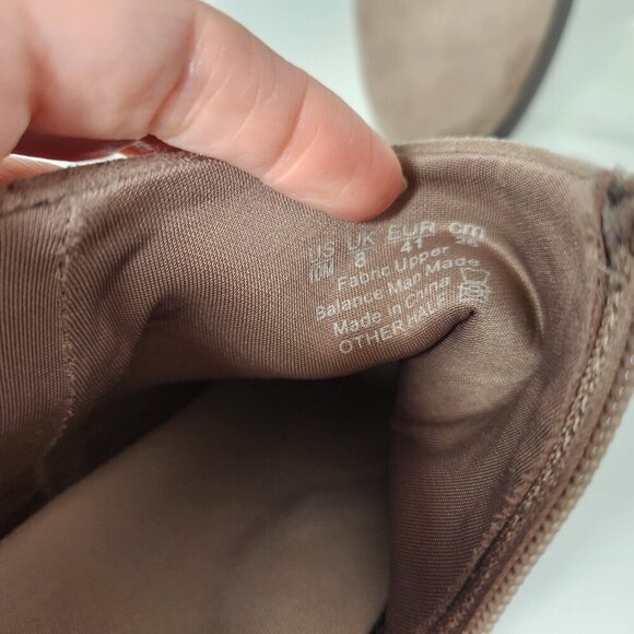 BZees Other Half Bootie Women's Size 10M Latte Fabric - Picture 13 of 15